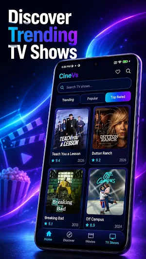 CineVS: Filmes Shorts Séries Screenshot 0