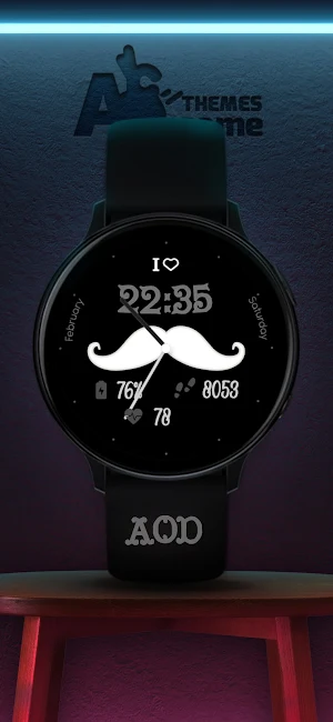 MUSTACHE - Dual Watch Face Screenshot 1