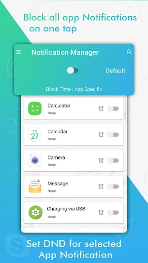 Notification Manager DND Screenshot 2