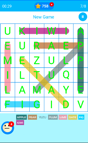 Word Search - Searchinia Screenshot 3