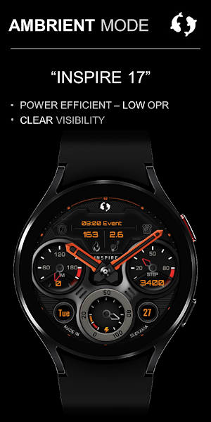 Inspire 17 - Analog Watch Face Screenshot 1
