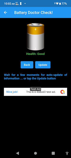 Battery Doctor Check! Screenshot 3