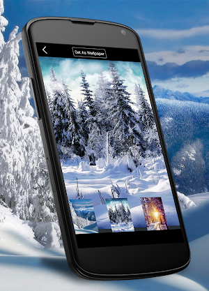 Winter Screen Lock Wallpaper Screenshot 2