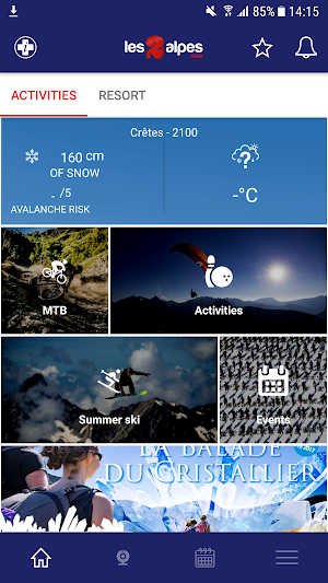Les 2 Alpes ❄ - Ski, webcams, weather, snow Screenshot 0