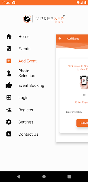 Impressed Eventz Screenshot 1