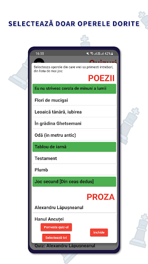 Quizuri opere BAC Romana Screenshot 2