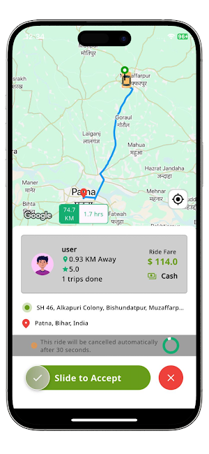 My TaxiYa Driver Screenshot 2