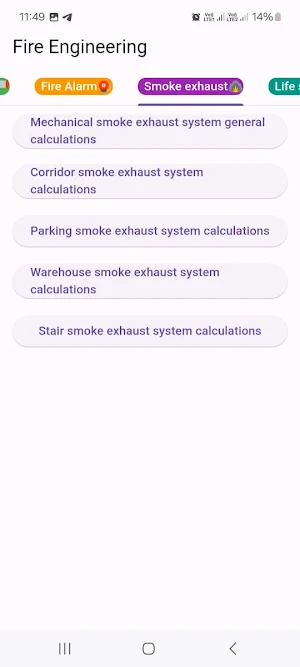 NFPA CFPS Fire protection Screenshot 3