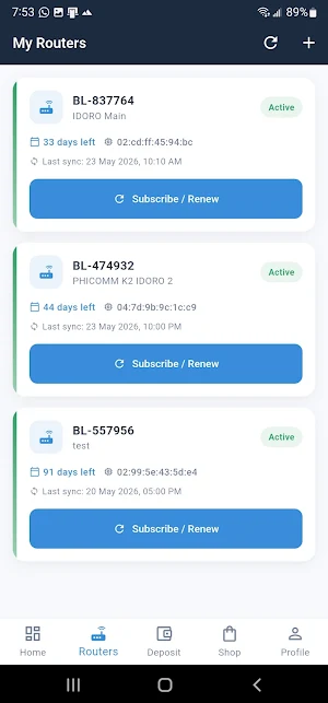 Blocking Router Screenshot 2