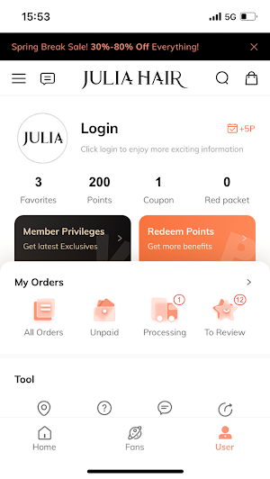 Julia Hair Screenshot 2