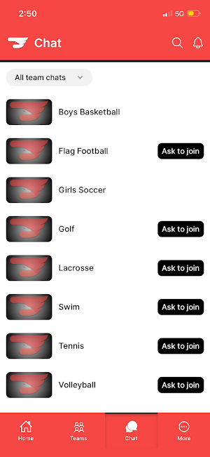 William Smith Eagle Athletics Screenshot 2