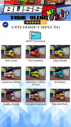 Mod Bussid Truck Oleng Anti Gosip Screenshot 2