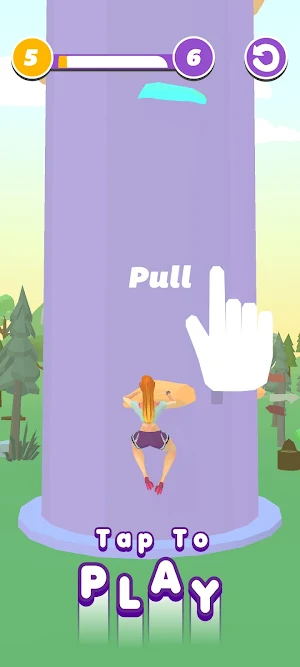 Helix Jump Girl Screenshot 0