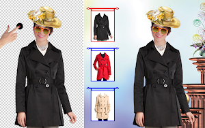 Woman Trench Coat Photo Suit Screenshot 0