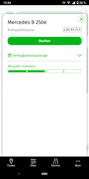 Fleximo Carsharing Screenshot 2