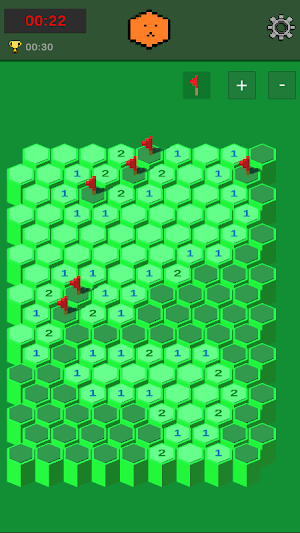 Hexagonal Minesweeper Screenshot 0