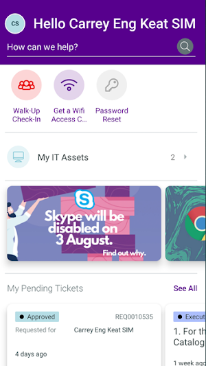 iPortal FEO Screenshot 1