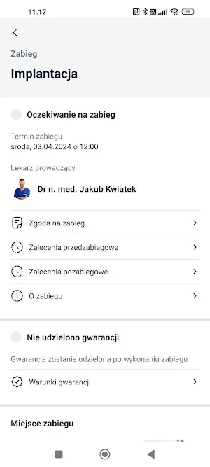Klinika Kwiatek Screenshot 2