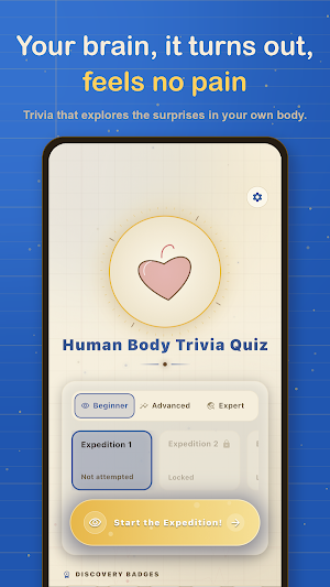 Body Trivia Quiz - Offline! Screenshot 1