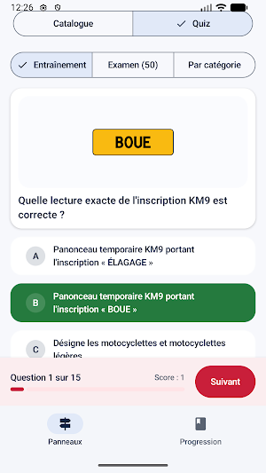 Panneaux routiers français Screenshot 3