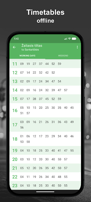 Vilnius Transport - timetables Screenshot 3
