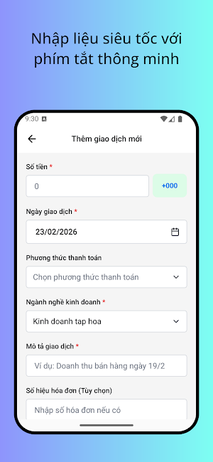 Kê khai doanh thu HKD Screenshot 3
