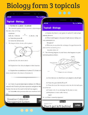 Biology: form 1 -4 topicals. Screenshot 2