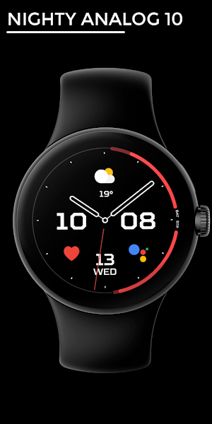 Nighty Analog 10 - watch face Screenshot 0