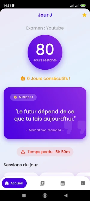 Jour J : Révisions & Minuteur Screenshot 0