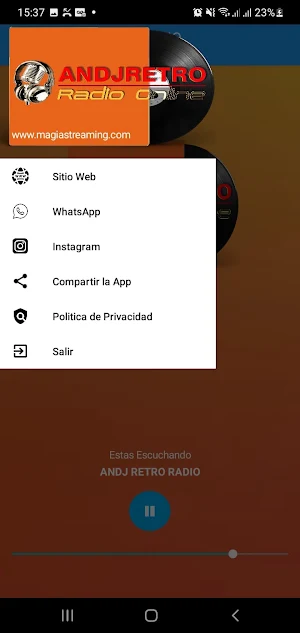 AnDj Retro Radio Online Screenshot 0