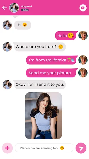 Live Video Chat Meet & Dating Screenshot 1