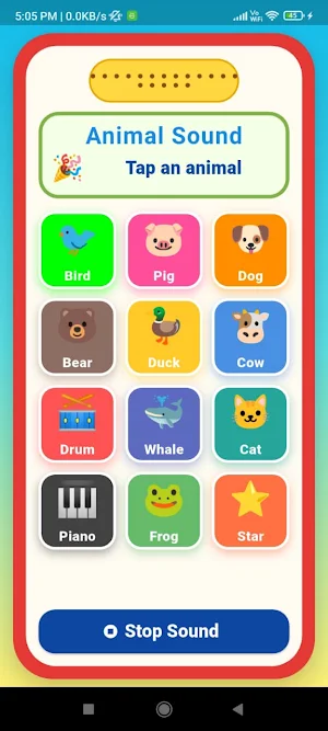 Animal Sound Kids Phone Screenshot 0