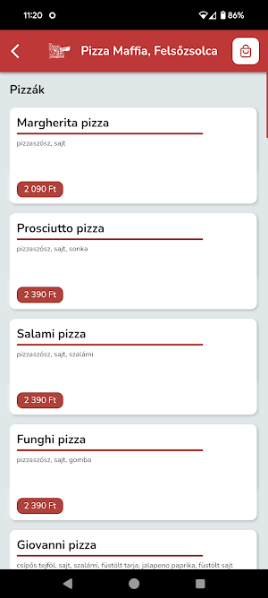 Pizza Maffia, Felsőzsolca Screenshot 1
