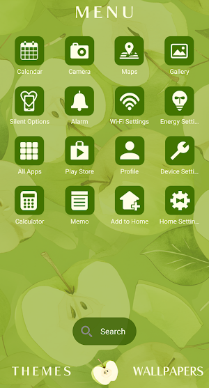 Green Apples Theme +HOME Screenshot 1