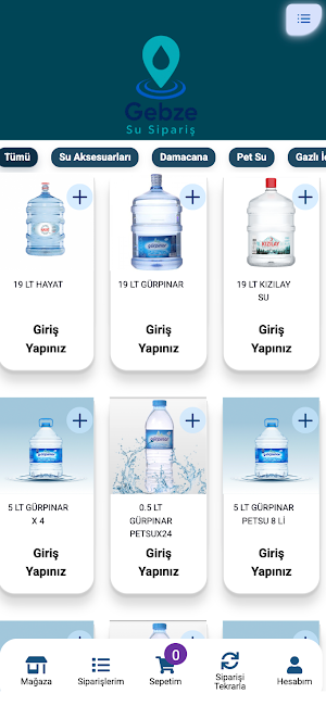 Gebze Su Sipariş Screenshot 0