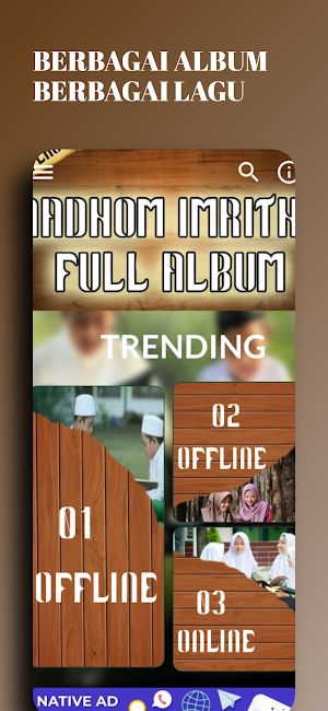 Lirik Lagu Mp3 Nadhom Imriti Screenshot 2