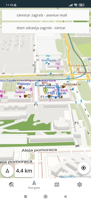 Zagreb Croatia Offline Map Screenshot 2