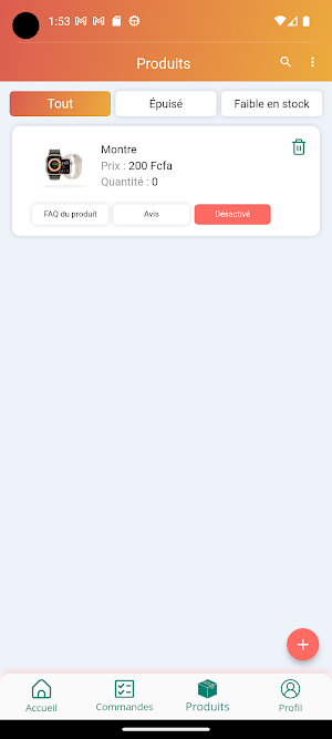 WM Vendeur Screenshot 2