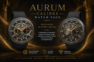 Aurum Calibre Watch Face Screenshot 0