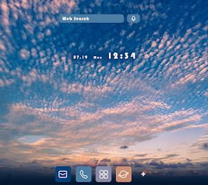 Sunset colored Theme +HOME Screenshot 0