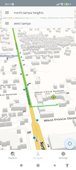 Tampa Florida Offline Map Screenshot 1