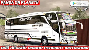 Mod Bussid Kids Panda STJ Screenshot 0