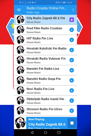 Radio Croatia Online Fm Live Screenshot 2