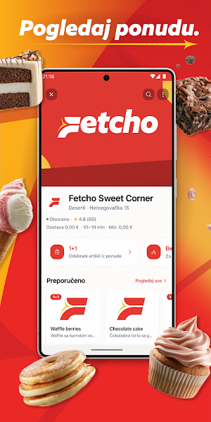 Fetcho: Dostava Hrane Screenshot 3
