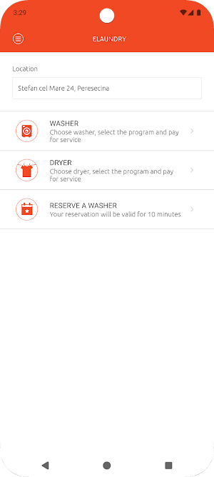 eLaundry Screenshot 2