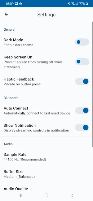 Bluetooth Speaker Mic Screenshot 0