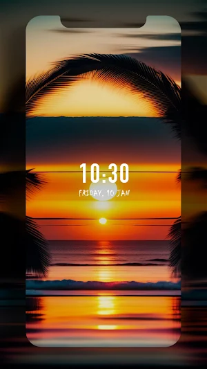Sunset Sunrise 4K Wallpaper Screenshot 2