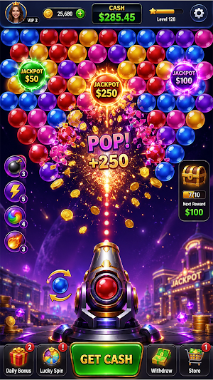 Cash Bubble: Win Real Money Screenshot 0