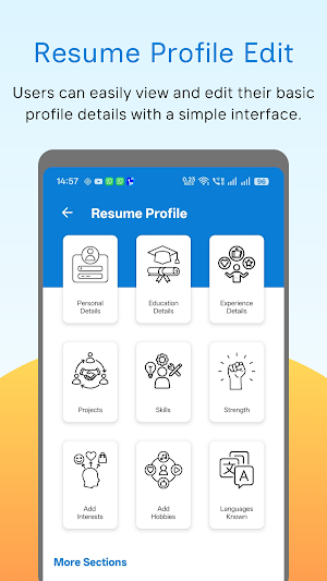 Smart Resume Maker: CV Builder Screenshot 2