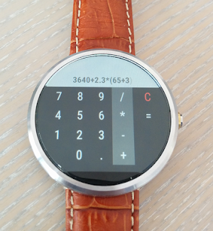Calculator For Wear OS (Android Wear) Screenshot 0